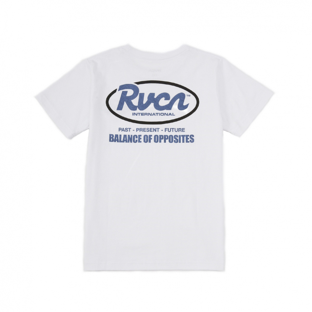 RANCH SCRIPT SS サーフ 半袖Tシャツ(ホワイト-130cm)