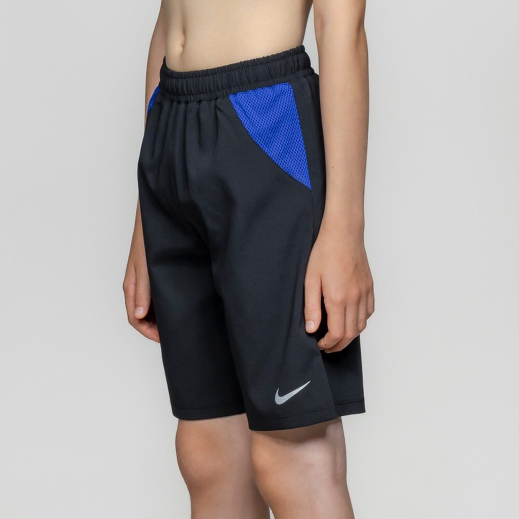 SS26 ボーイズボレーショーツ(ブルー×ブラック-180cm)
