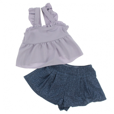 無地リブ素材セパレーツ2P