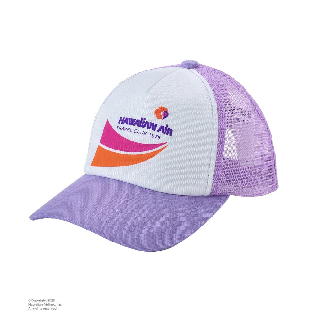 ROXY × HAWAIIAN AIRLINES CAP(ライラック)