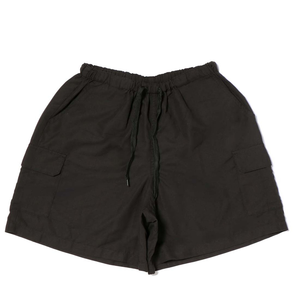 布帛単品カーゴパンツ(ブラック-S)