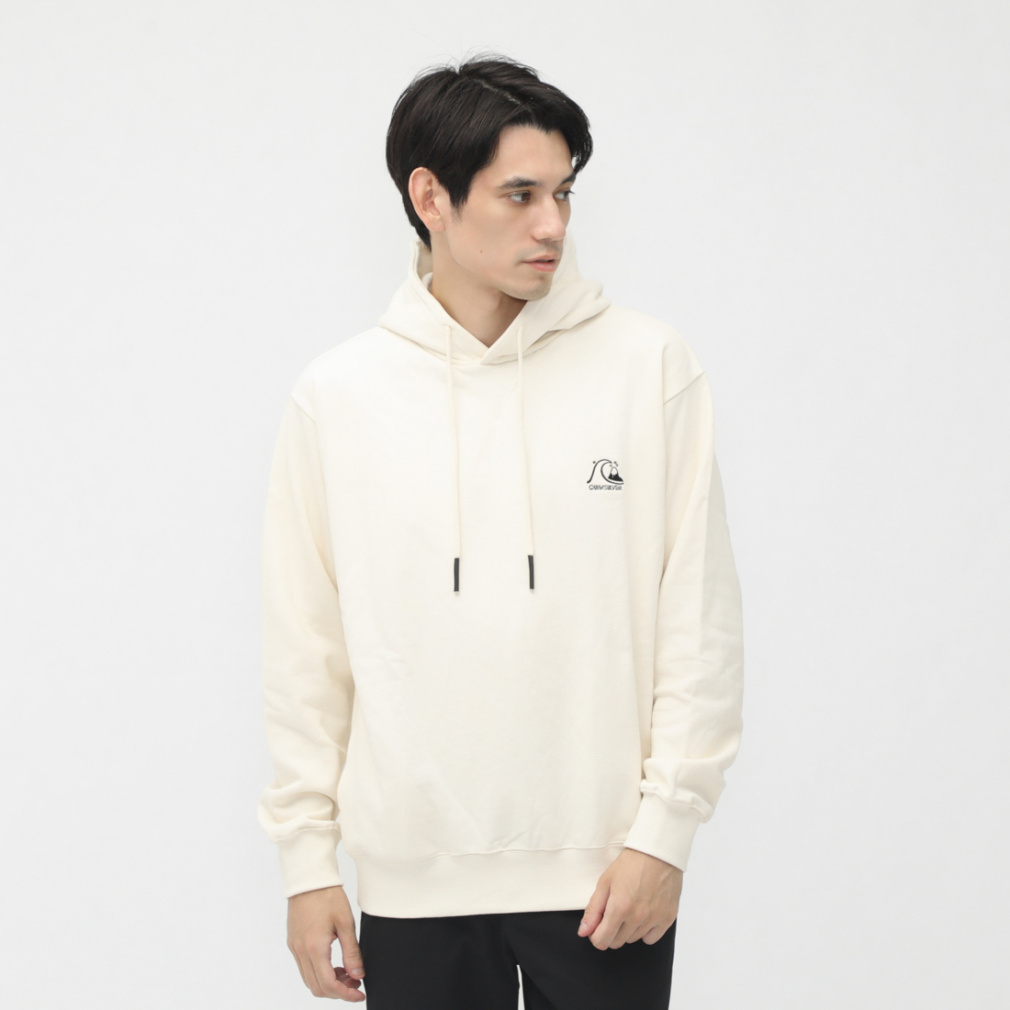 QS HISTORY HOODIE SWEAT(アイボリー-S　メンズ)