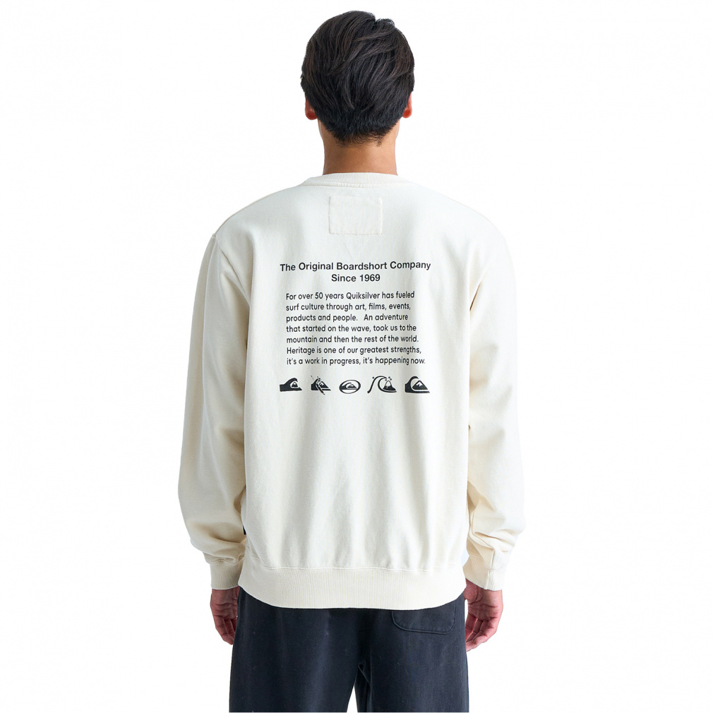 NCbNVo[ Y T[t XEFbgg[i[ QS HISTORY CREW SWEAT QPO244066 QUIKSILVER