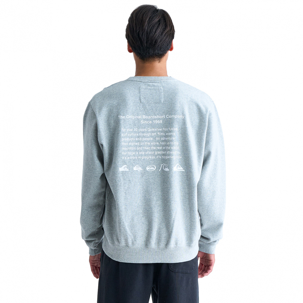 NCbNVo[ Y T[t XEFbgg[i[ QS HISTORY CREW SWEAT QPO244066 QUIKSILVER
