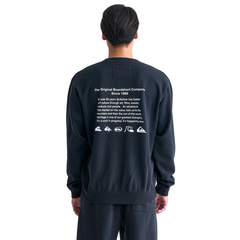 NCbNVo[ Y T[t XEFbgg[i[ QS HISTORY CREW SWEAT QPO244066 QUIKSILVER