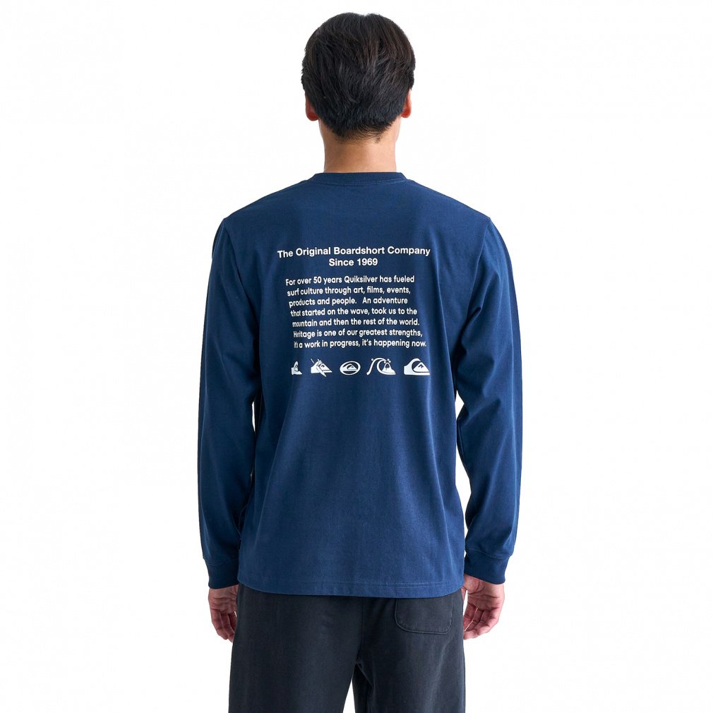 クイックシルバー メンズ サーフ 長袖Tシャツ QS HISTORY LT QLT244033