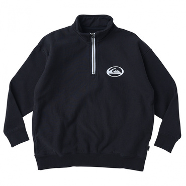 SATURN HALF ZIP SWEAT KIDS(ブラック-130cm)