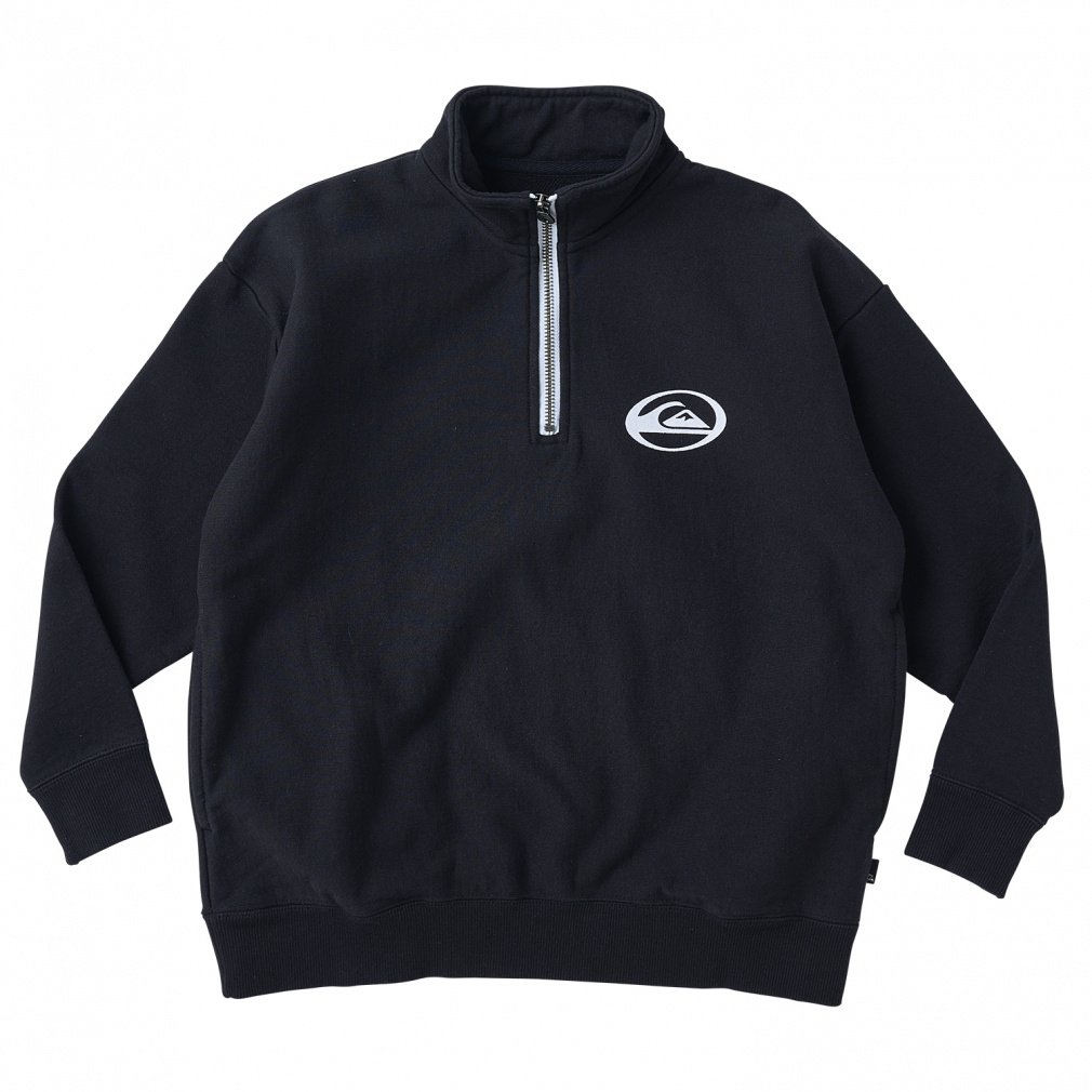 SATURN HALF ZIP SWEAT KIDS(ブラック-130cm)