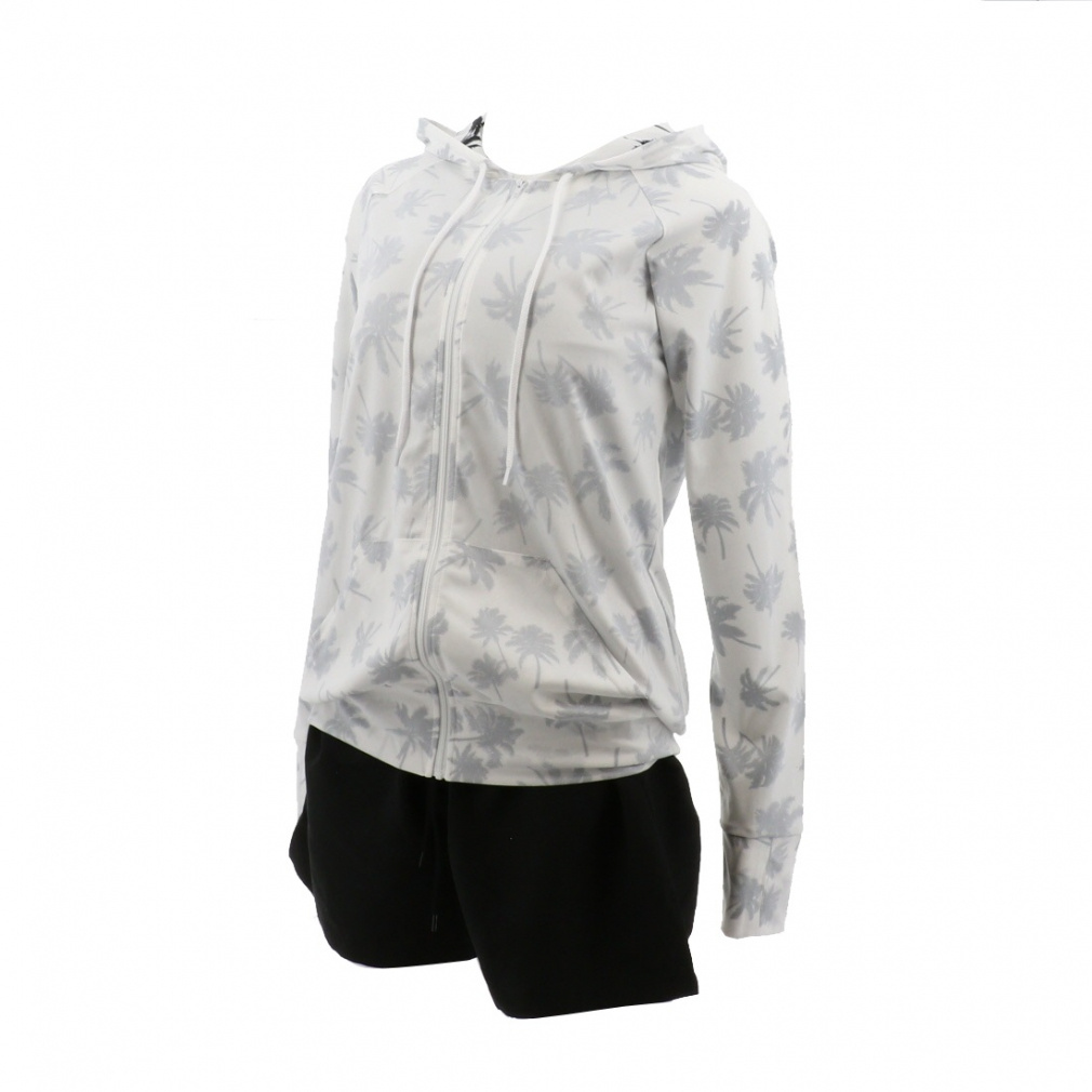 ヤシ裏プリントパーカー