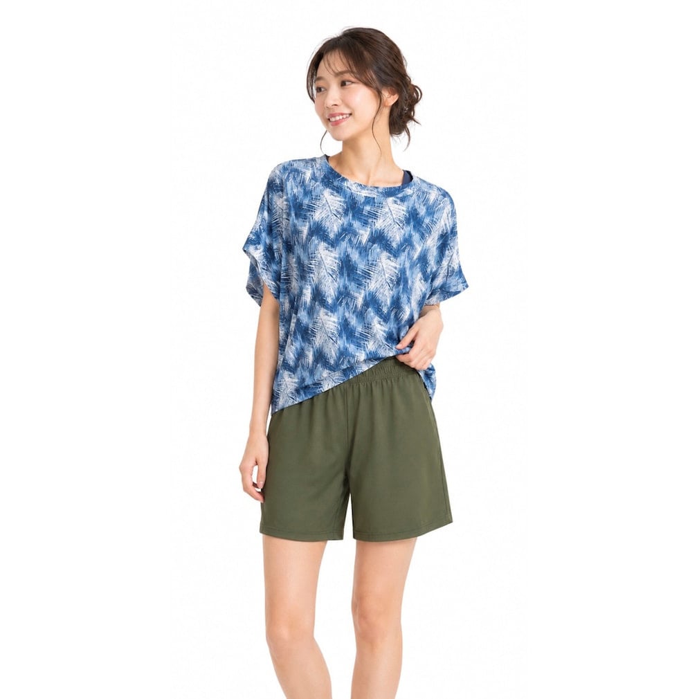 マシャロ レディース マリン 水着 ラッシュTシャツ4点セット MSLW-2602