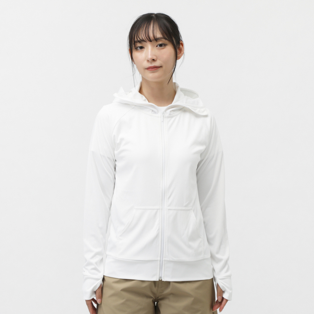 つば付きフード長袖フードフルジップラッシュガード UPF50＋｜Alpen Online