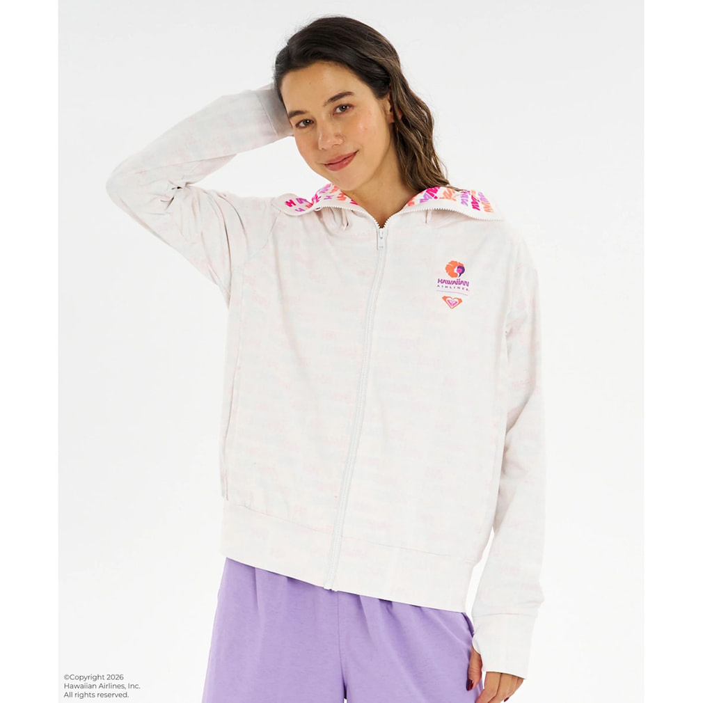 ロキシー レディース マリン ウェア ROXY × HAWAIIAN AIRLINES PARKA 
