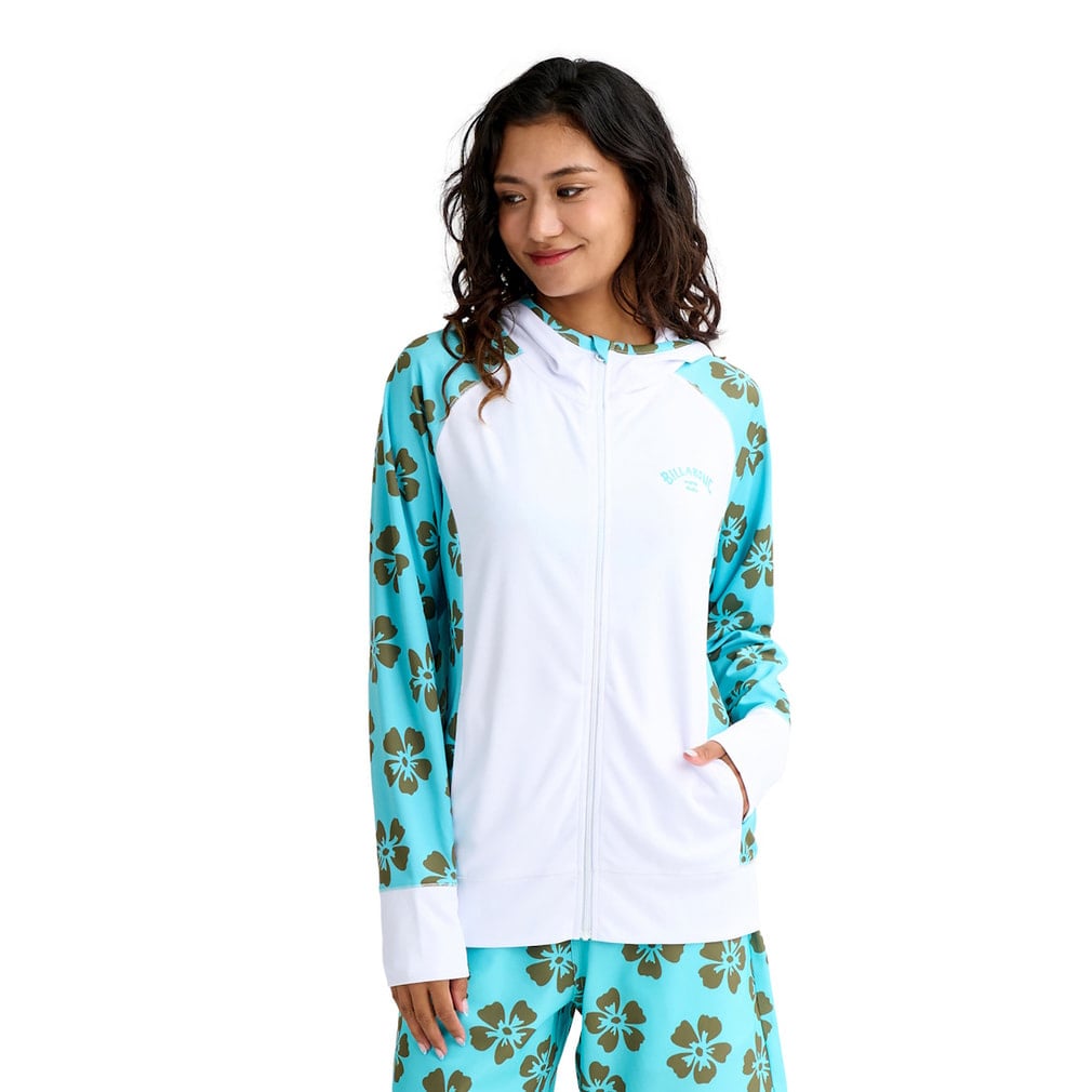 �r���{�� ���f�B�[�X �}���� ���b�V���K�[�h DES TROPIQUES ZIP UP HOODED RASHGUARD BG013850 BILLABONG