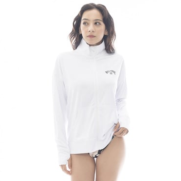 ZIP UP STAND LOOSE RASHGUARD