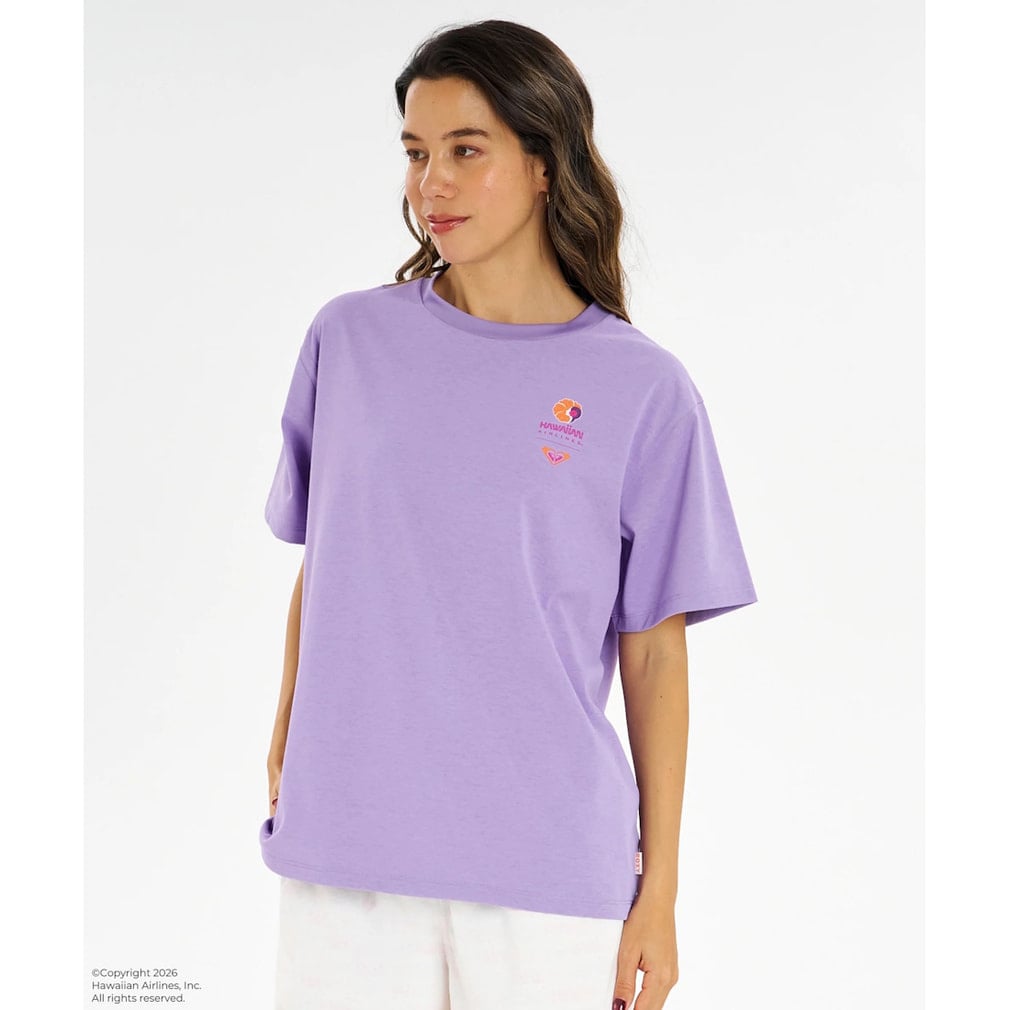 ロキシー レディース マリン ラッシュガード ROXY × HAWAIIAN AIRLINES
