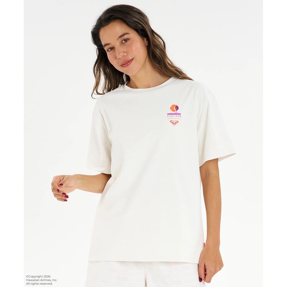 ロキシー レディース マリン ラッシュガード ROXY × HAWAIIAN AIRLINES