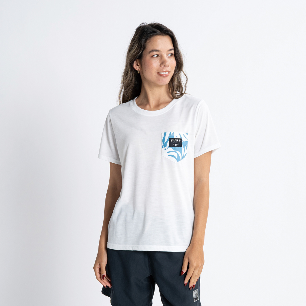 LV[ fB[X } bVK[h LEAF POCKET S/S TEE RLY231041 ROXY