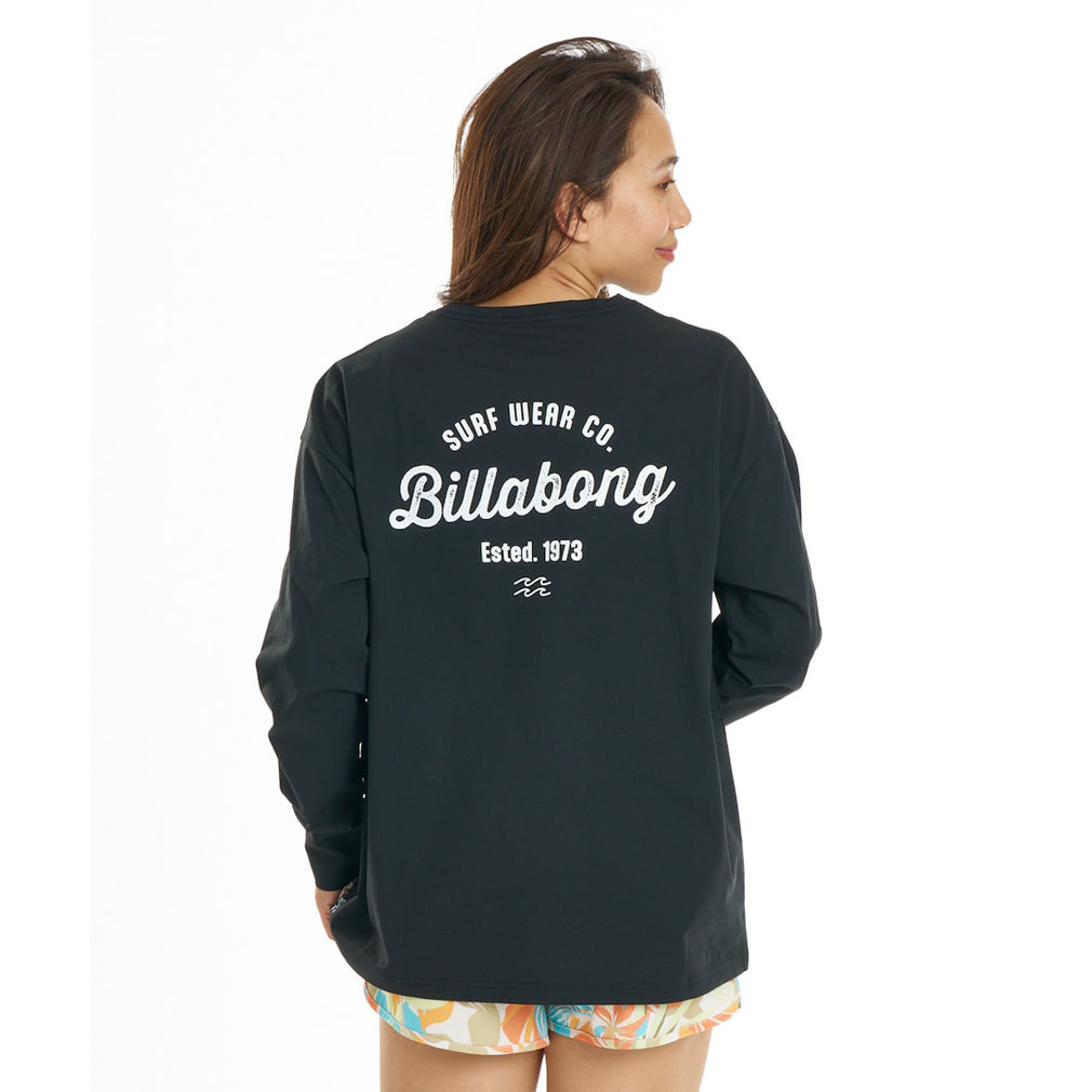 ビラボン レディース マリン ラッシュガード SURF FLEX LOGO LS TEE