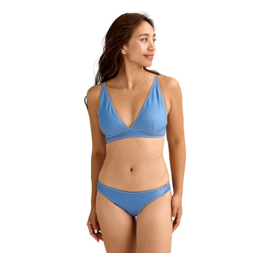 DENIM LONG TRIANGLE BIKINI