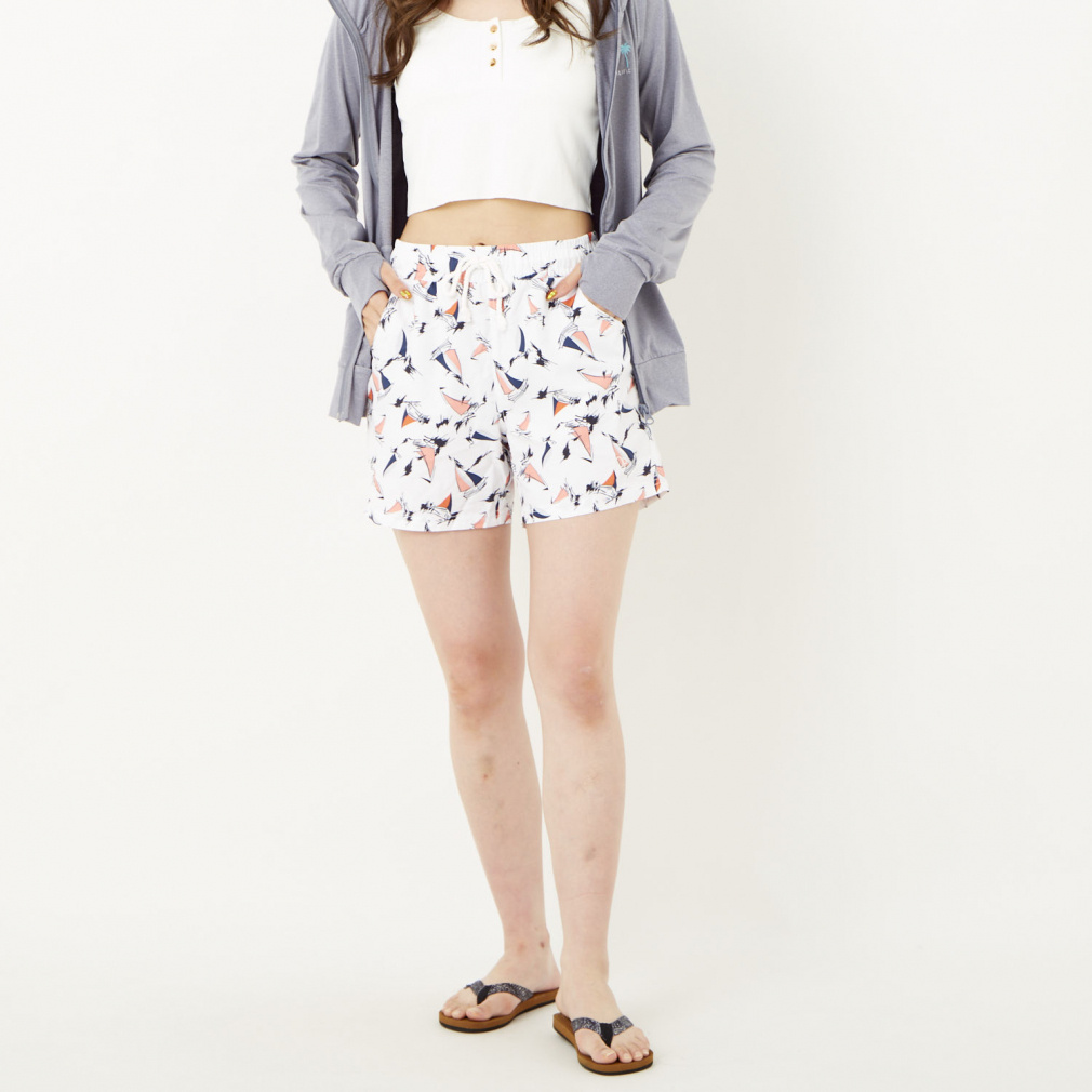 ボードショーツ(ホワイト-M)