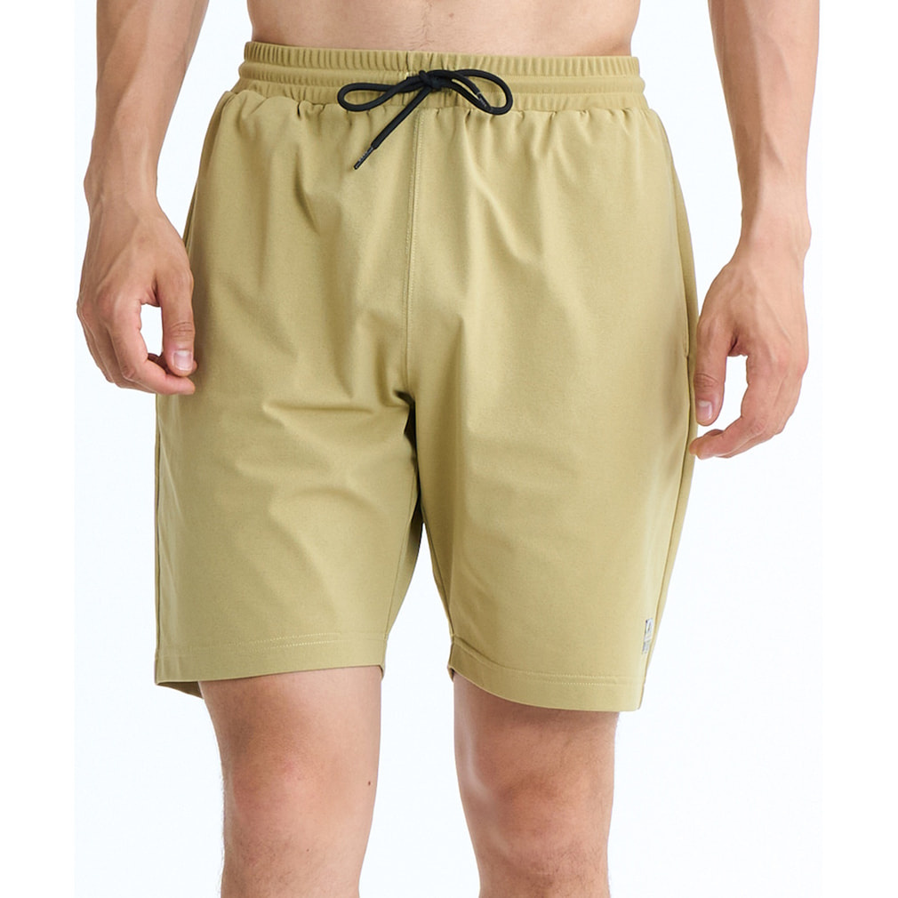 1POINT LOGO RASH SHORTS(カーキ-M)