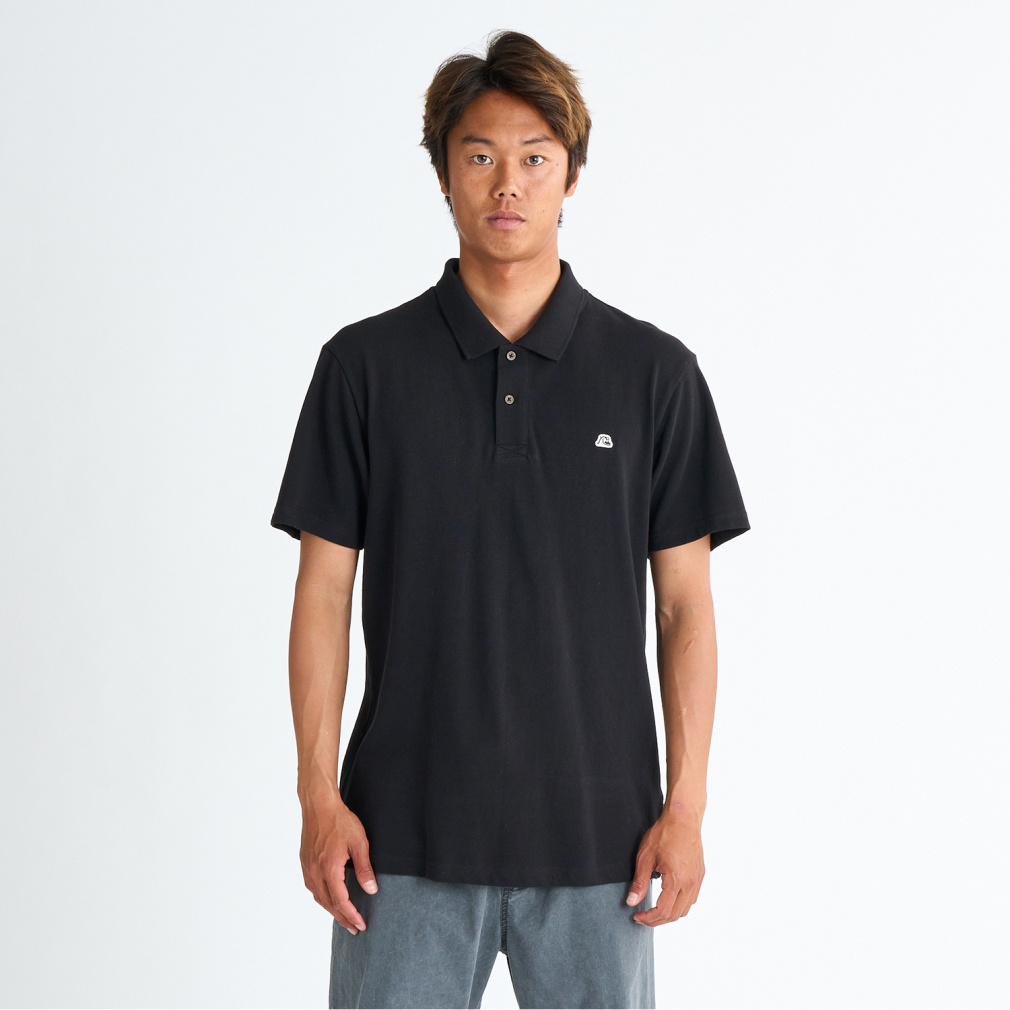 2025春夏 クイックシルバー メンズ サーフ 半袖シャツ DNA POLO EQYKT04362 WBK0 QUIKSILVER mks_0403