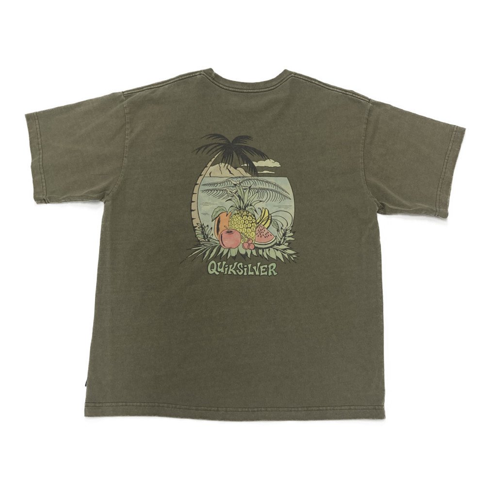 2025t NCbNVo[ Y T[t sVc FRUITS ISLAND ST QST251606Y OLV QUIKSILVER