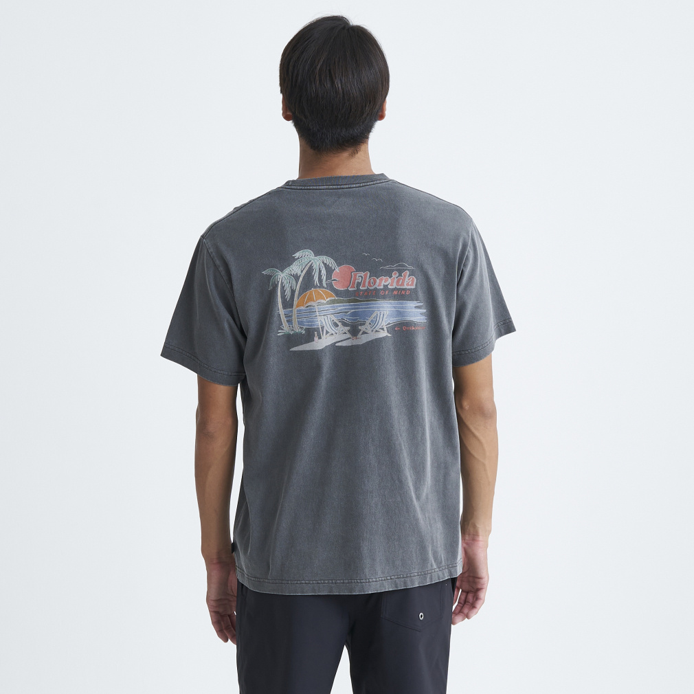 クイックシルバー メンズ サーフ 半袖Tシャツ FL STATE OF MIND ST