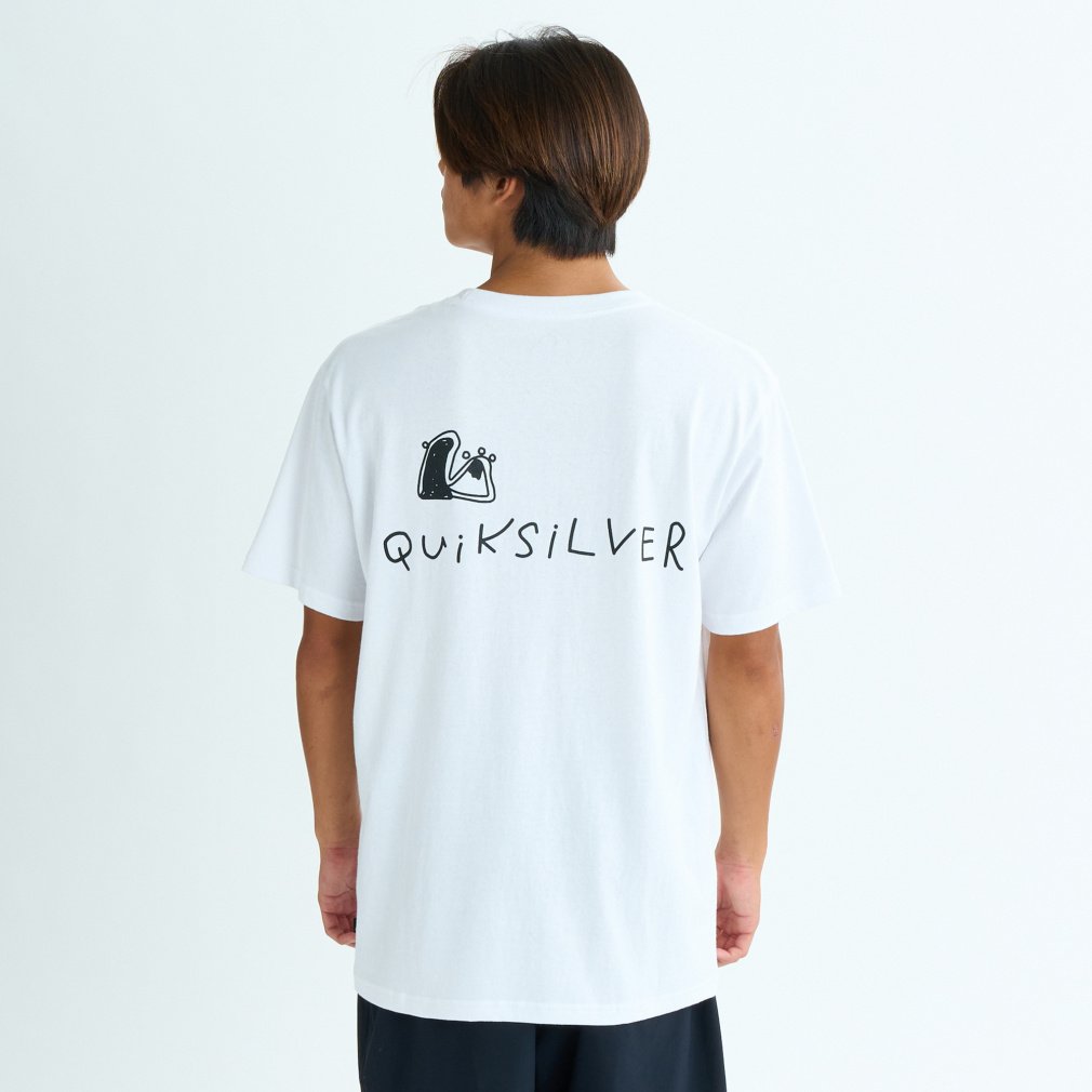 2025春夏 クイックシルバー メンズ サーフ 半袖Tシャツ SR DRAWN ST QST252005 KHA QUIKSILVER mks_0403