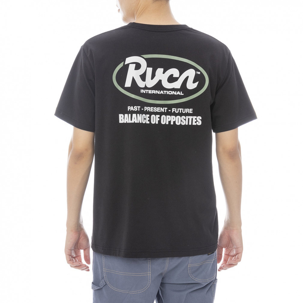 2025春夏 ルーカ メンズ サーフ 半袖Tシャツ RANCH SCRIPT SS BF041-256 RVCA
