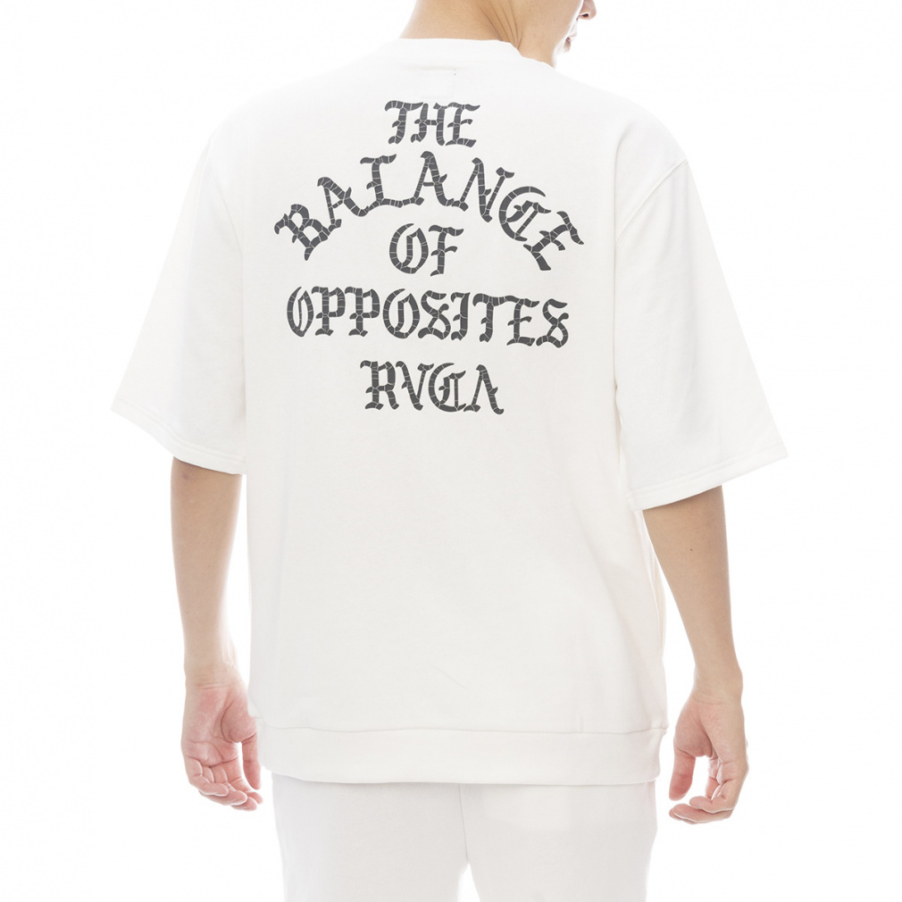 2025春夏 ルーカ メンズ サーフ 半袖Tシャツ IRON ON FT SS サーフ 半袖Tシャツ BF041-007 WHT RVCA