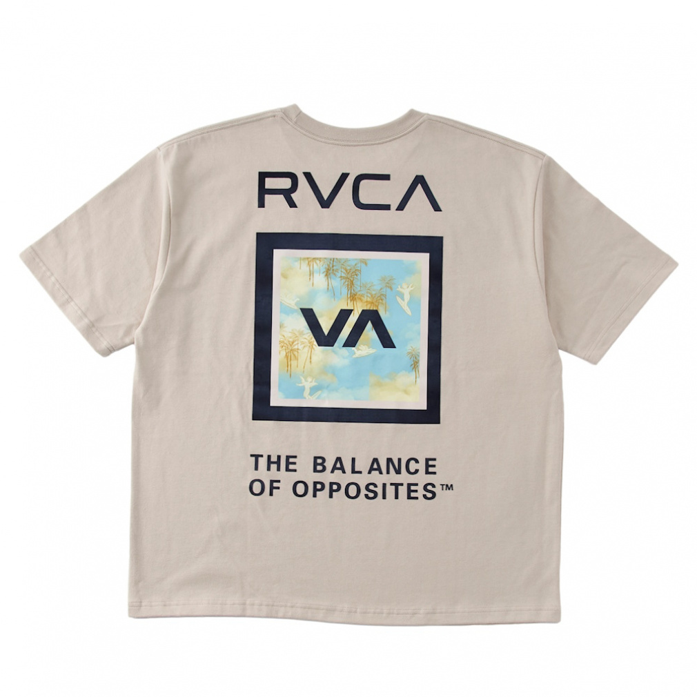2025春夏 ルーカ メンズ サーフ 半袖Tシャツ BOX SS BF04A-200 RVCA mks_0403