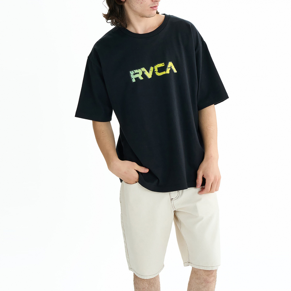 2025春夏 ルーカ メンズ サーフ 半袖Tシャツ STONE WASH SS サーフ 半袖Tシャツ BF04A-203 WHT RVCA