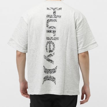M TERRY OVRSZD TRIBAL LOGO SS