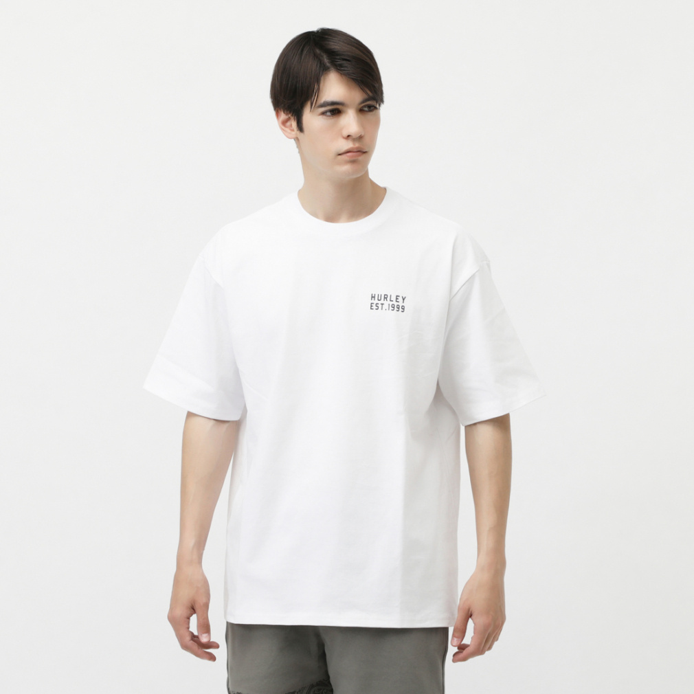 ハーレー メンズ サーフ 半袖Tシャツ COLLEGE OVRSZD SS TEE MCSS251055 Hurley