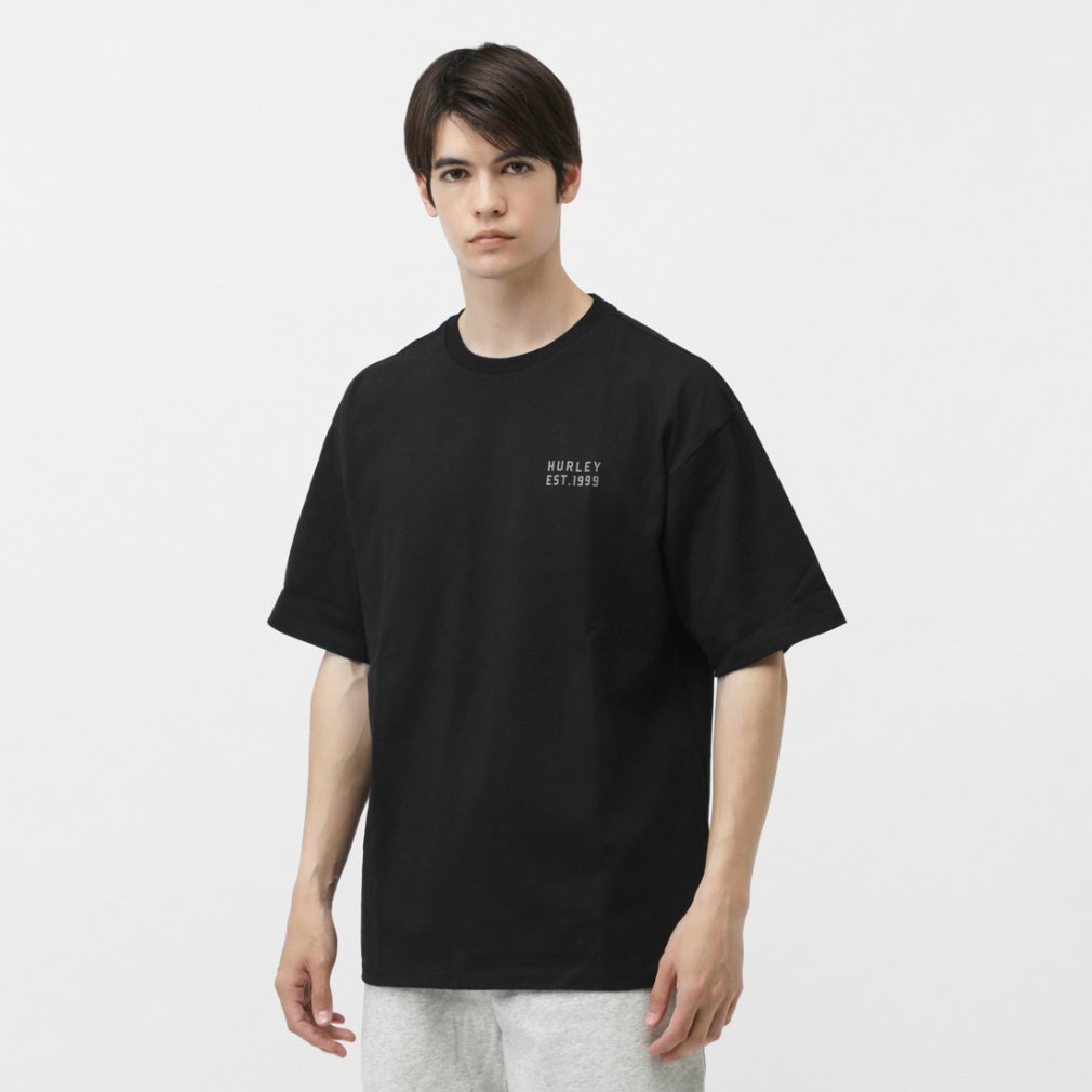 ハーレー メンズ サーフ 半袖Tシャツ COLLEGE OVRSZD SS TEE MCSS251055 Hurley