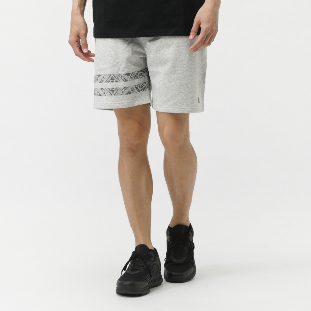 TERRY TRIBAL BP SHORTS(ペールグレー-S メンズ)