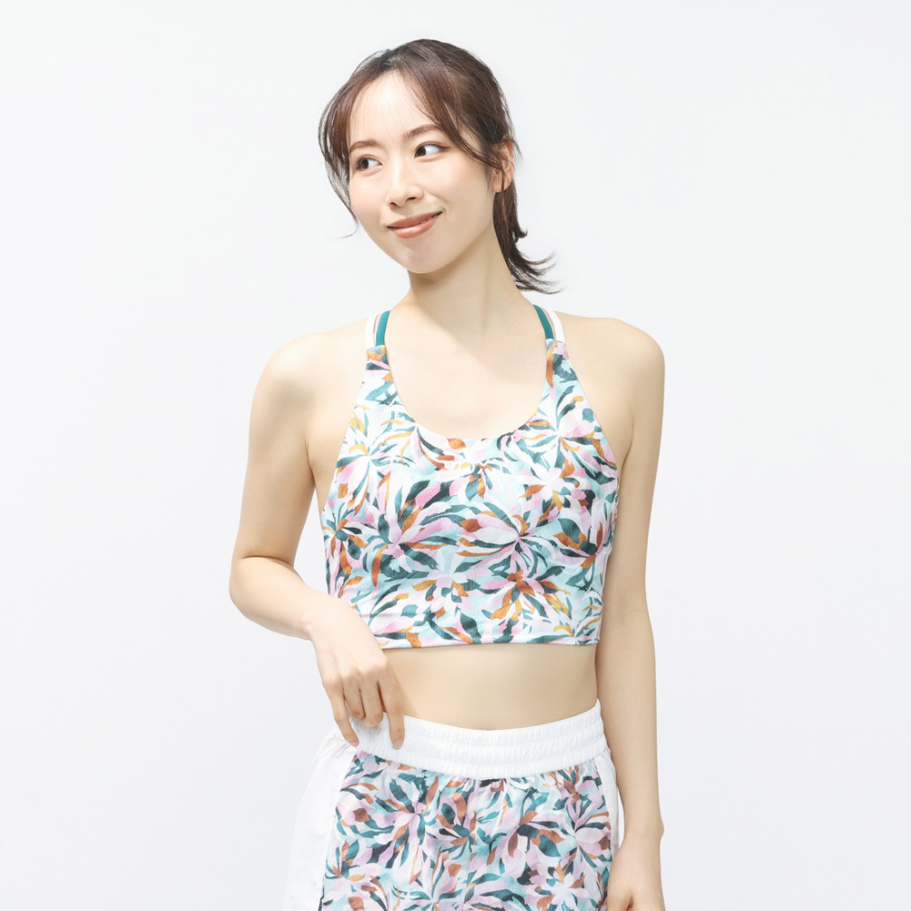フィットネス スポーツブラ GLOW YOUR WAY BRA(ピンク-M)