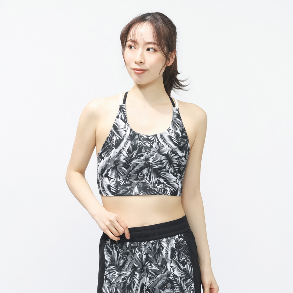 フィットネス スポーツブラ GLOW YOUR WAY BRA(ブラック-M)