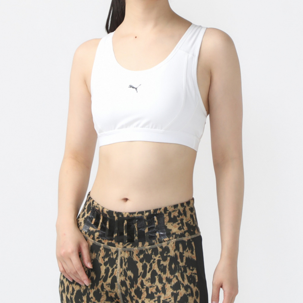 ミッドサポートスポーツブラトップ(ホワイト-S)