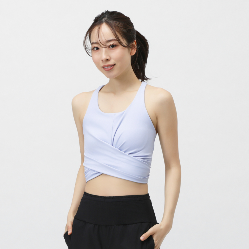 フィットネス ミドルサポート 裾絞りスポーツブラ｜Alpen Online