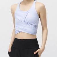 フィットネス ミドルサポート 裾絞りスポーツブラ