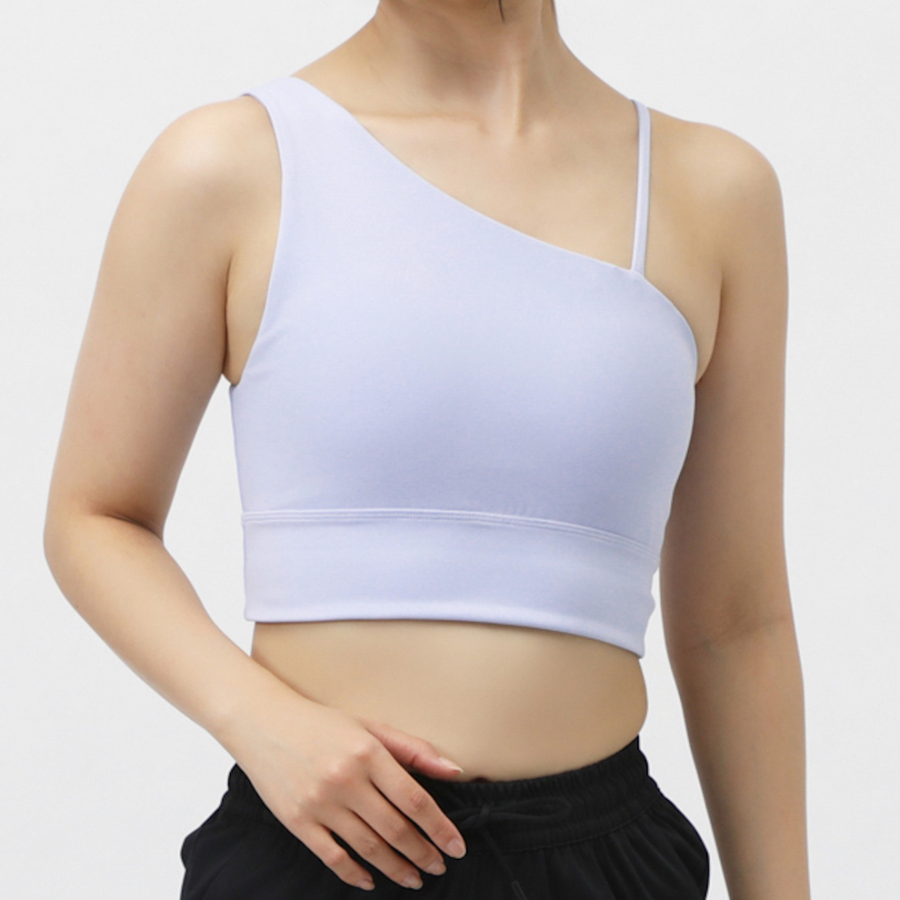 フィットネス ミドルサポートアシンメトリースポーツブラ｜Alpen Online