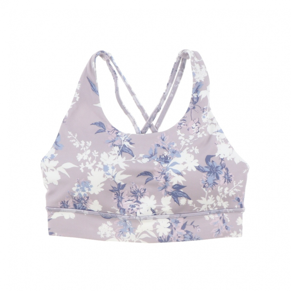ティゴラ レディース スポーツブラ スポブラ Xバック フラワー柄 TR