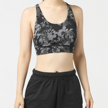 スポブラXバック フラワー柄