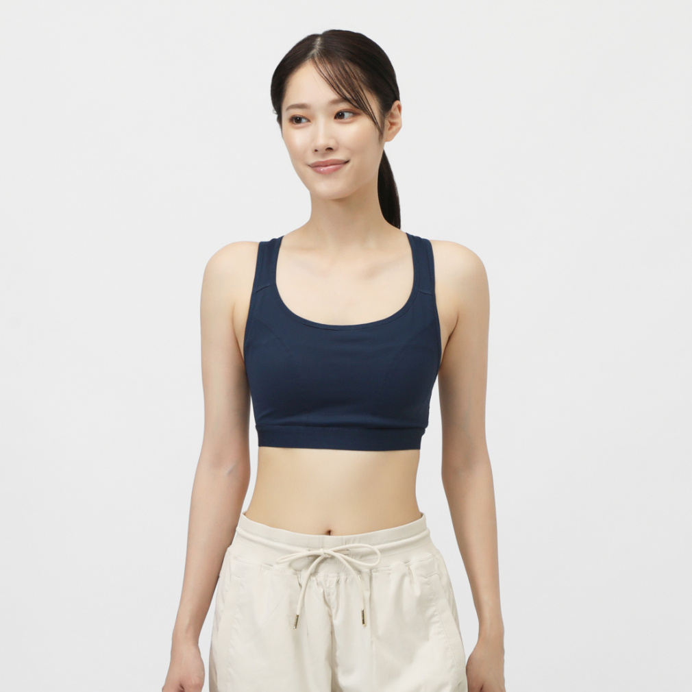 レアです！alo ブルー　ヨガブラ S/P ヨガ シームレス スポーツブラ / YOGA SEAMLESS SPORTS BRA