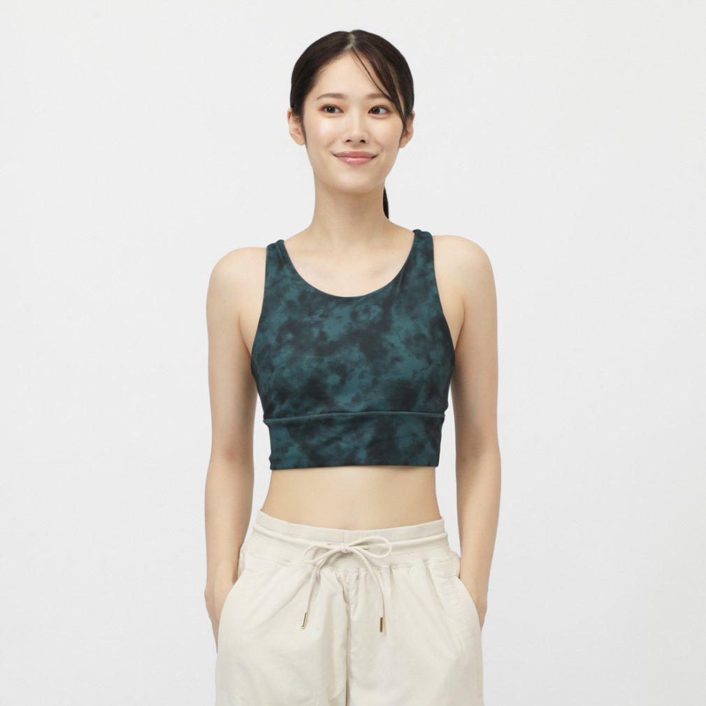 ティゴラ レディース スポーツブラ ミドルサポートスポーツブラプリント TR-3F2595UB スポーツウェア ヨガウェア TIGORA