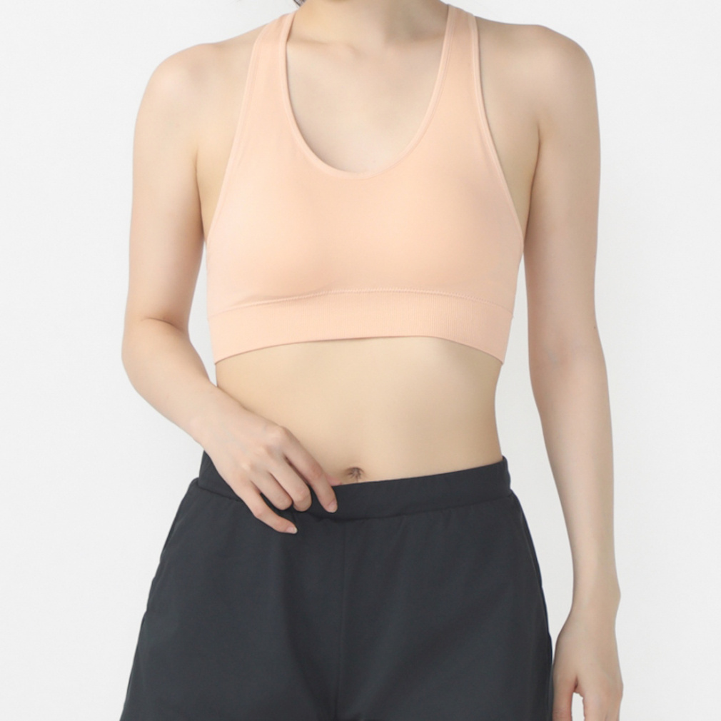 フィットネス ライトブラ(ベージュ-S)