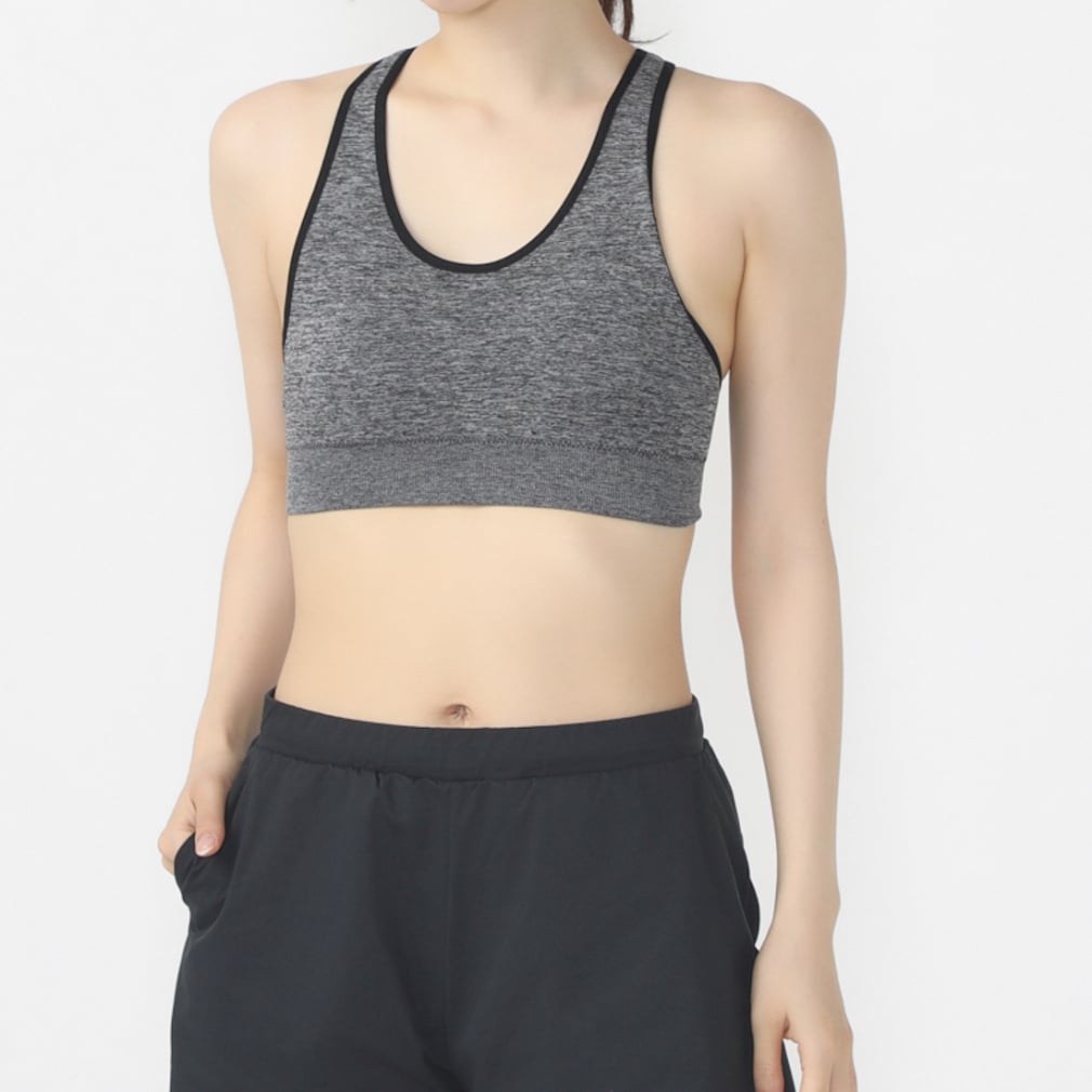 フィットネス ライトブラ(グレー-S)