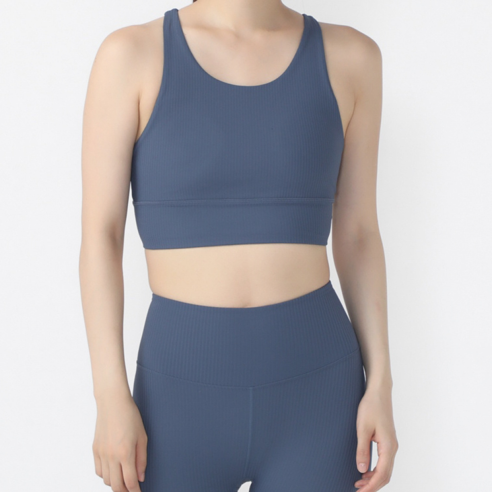 フィットネス 縦畝ミドルサポートスポーツブラ｜Alpen Online